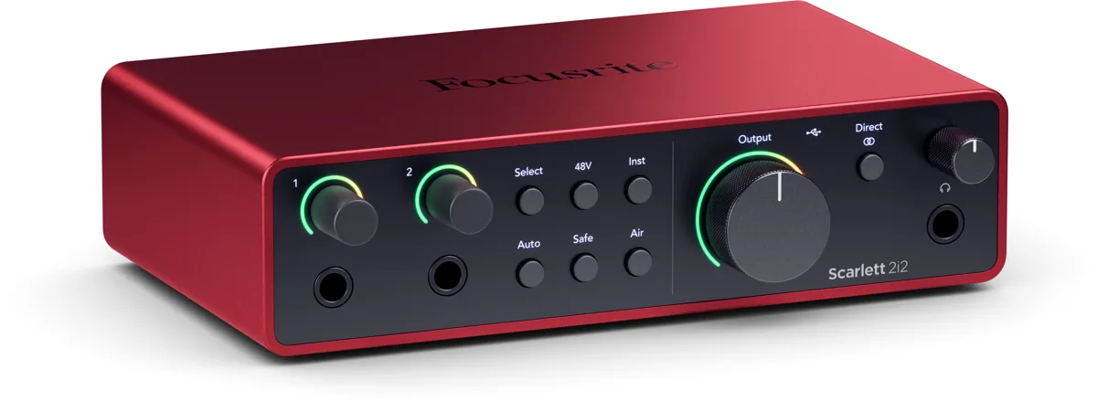 Focusrite Scarlett 2i2 fourth-generation audio interface